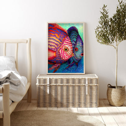 Coral Fish - Full Square Drill Diamond Painting 30*40CM