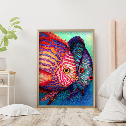 Coral Fish - Full Square Drill Diamond Painting 30*40CM