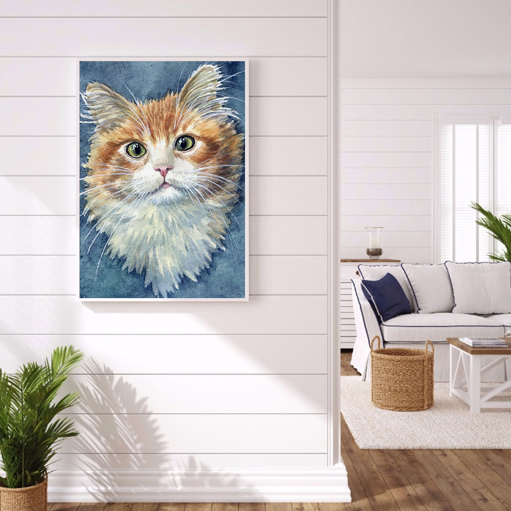 Kitten - Full Square Drill Diamond Painting 30*40CM