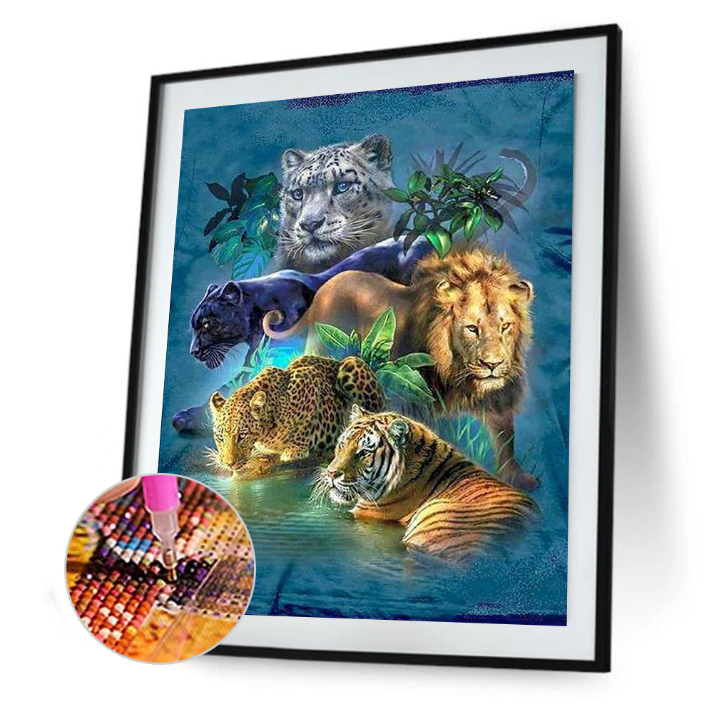 Animal World - Full Square Drill Diamond Painting 30*40CM