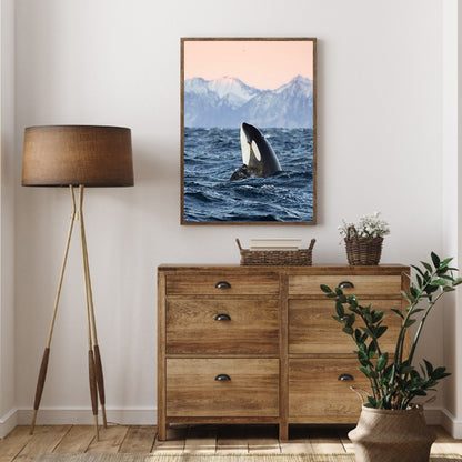 Vivid Dolphin - Full Square Drill Diamond Painting 30*40CM