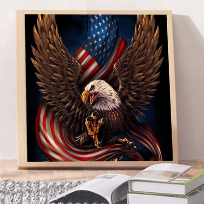 Eagle Flag - Full Square Drill Diamond Painting 50*50CM