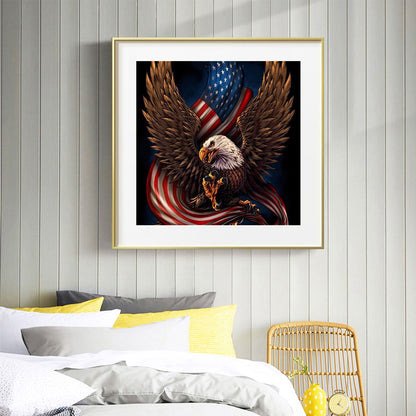 Eagle Flag - Full Square Drill Diamond Painting 50*50CM