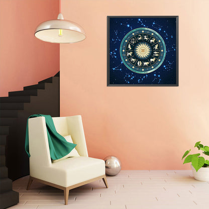 Twelve Constellations - Full Square Drill Diamond Painting 50*50CM