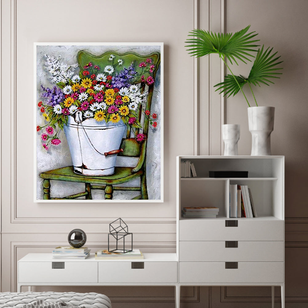 Bouquet - Full Round Drill Diamond Painting 50*60CM