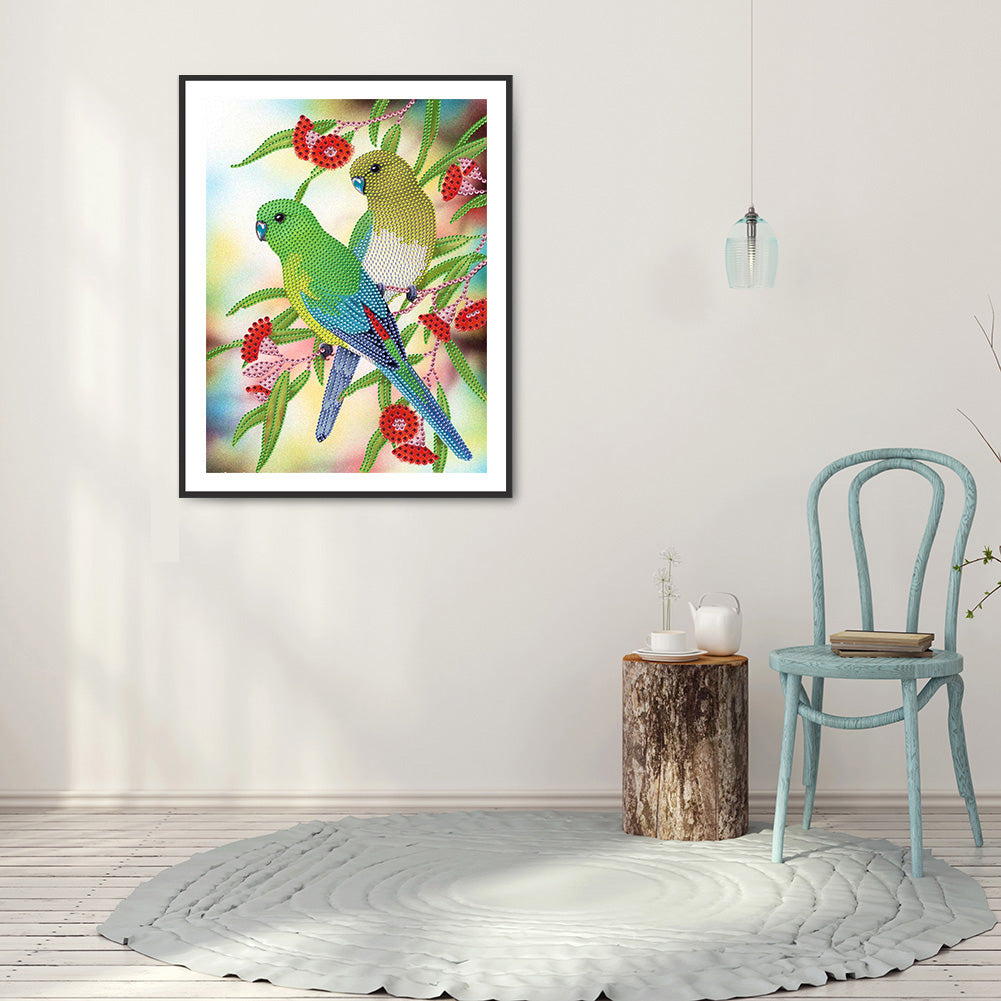 Birds - Special Shaped Drill Diamond Paiting 30*40CM
