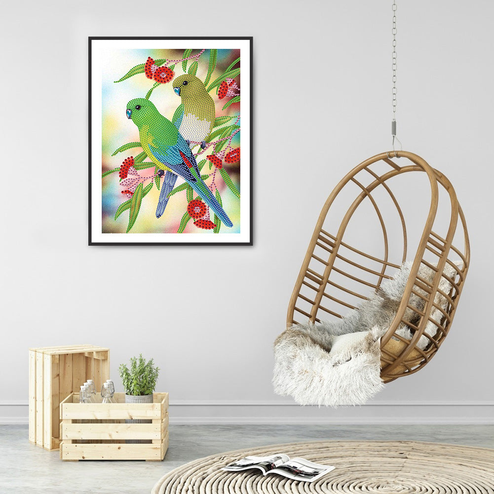 Birds - Special Shaped Drill Diamond Paiting 30*40CM