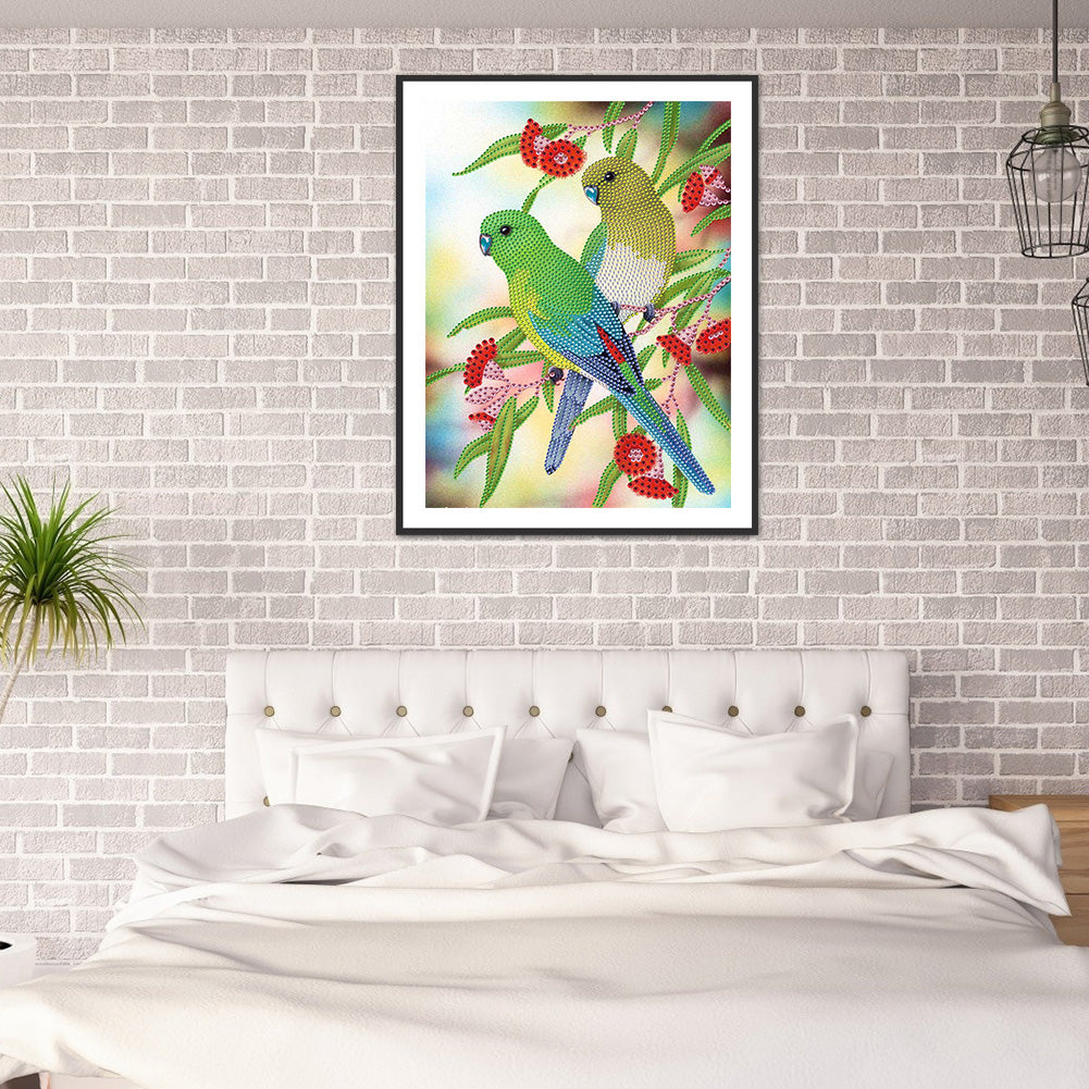 Birds - Special Shaped Drill Diamond Paiting 30*40CM
