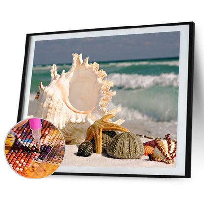 Sea ??Shells - Full Round Drill Diamond Painting 40*30CM