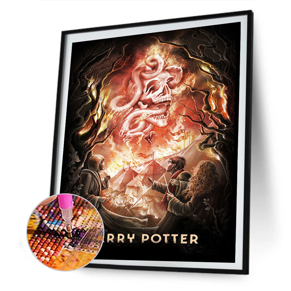 Harry Potter - Full Round Drill Diamond Painting 30*40CM