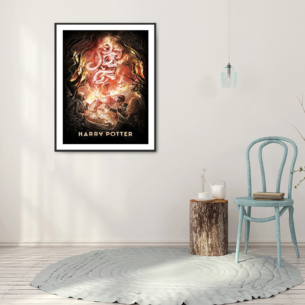 Harry Potter - Full Round Drill Diamond Painting 30*40CM