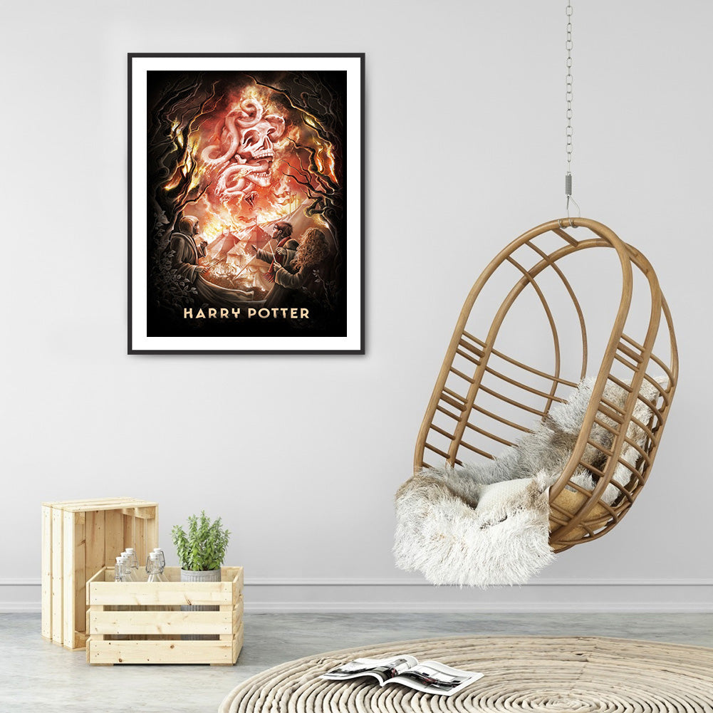 Harry Potter - Full Round Drill Diamond Painting 30*40CM