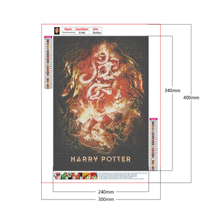 Harry Potter - Full Round Drill Diamond Painting 30*40CM
