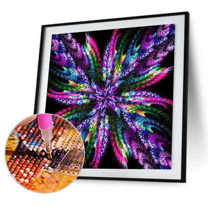 Flowing Flowers - Full Round Drill Diamond Painting 40*40CM