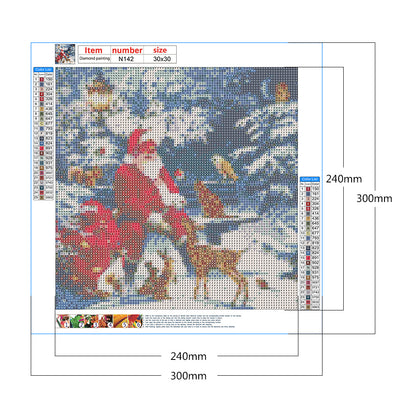 Santa Claus - Full Square Drill Diamond Painting 30*30CM