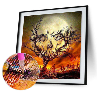 Skull Tree - Full Square Drill Diamond Painting 30*30CM