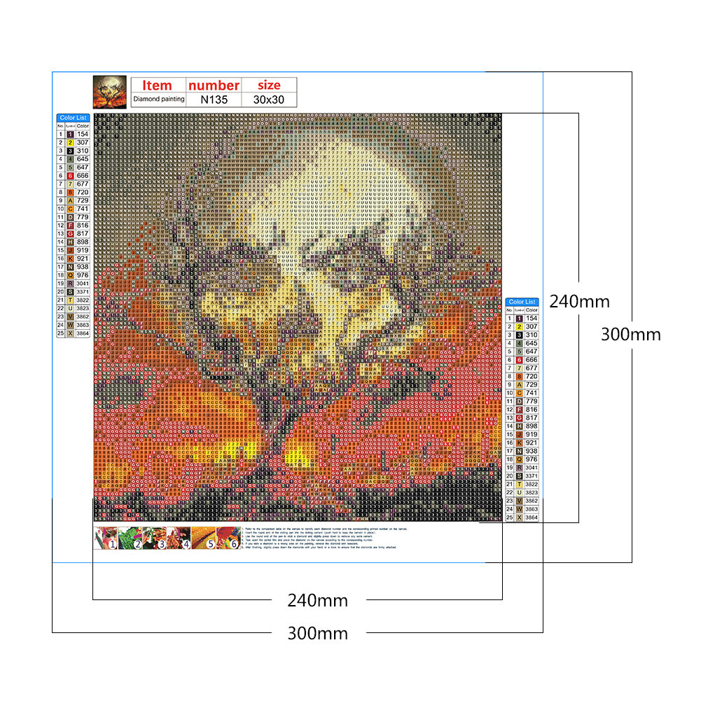 Skull Tree - Full Square Drill Diamond Painting 30*30CM