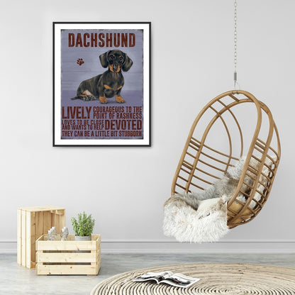 Dog - Full Round Drill Diamond Painting 30*40CM