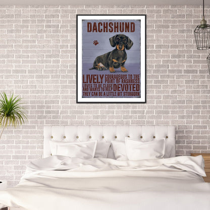 Dog - Full Round Drill Diamond Painting 30*40CM