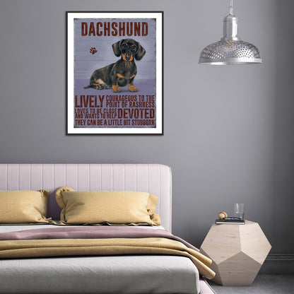 Dog - Full Round Drill Diamond Painting 30*40CM