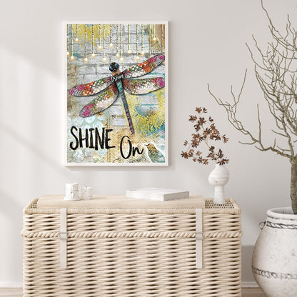 Dragonfly - Full Square Drill Diamond Painting 30*40CM