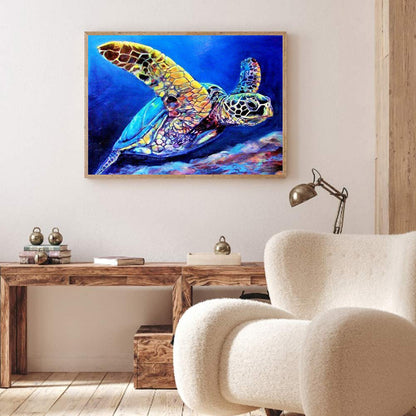 Sea ??Turtle - Full Square Drill Diamond Painting 30*40CM