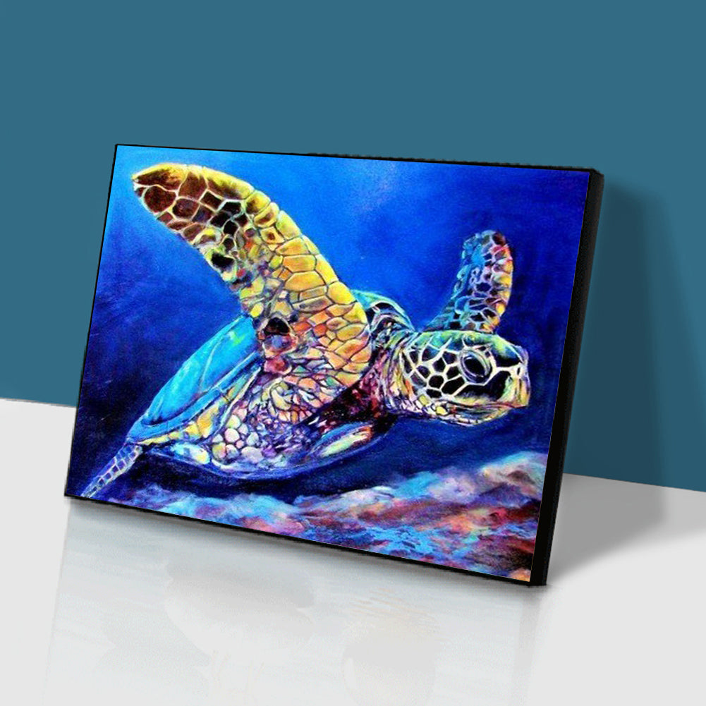 Sea ??Turtle - Full Square Drill Diamond Painting 30*40CM