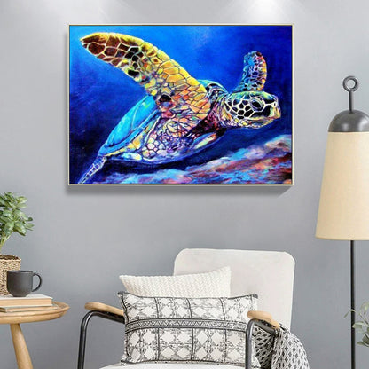 Sea ??Turtle - Full Square Drill Diamond Painting 30*40CM