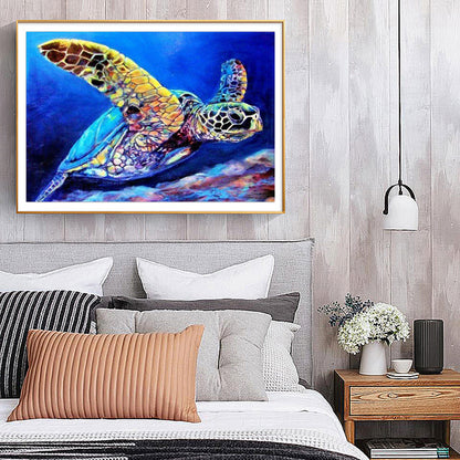 Sea ??Turtle - Full Square Drill Diamond Painting 30*40CM