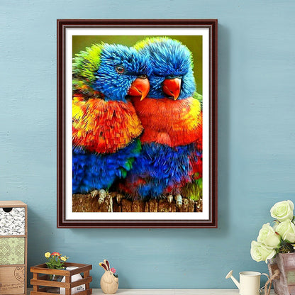 Two Parrots - Full Square Drill Diamond Painting 30*40CM