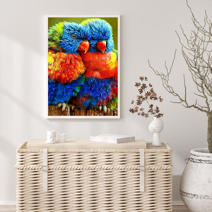 Two Parrots - Full Square Drill Diamond Painting 30*40CM