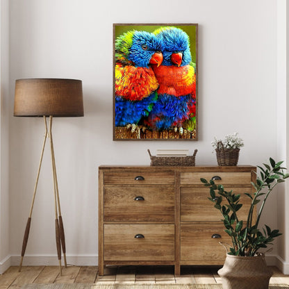 Two Parrots - Full Square Drill Diamond Painting 30*40CM