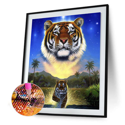 Tiger - Full Square Drill Diamond Painting 30*40CM