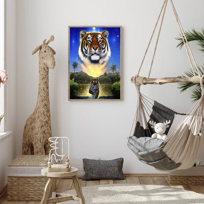 Tiger - Full Square Drill Diamond Painting 30*40CM