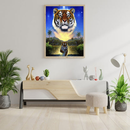 Tiger - Full Square Drill Diamond Painting 30*40CM