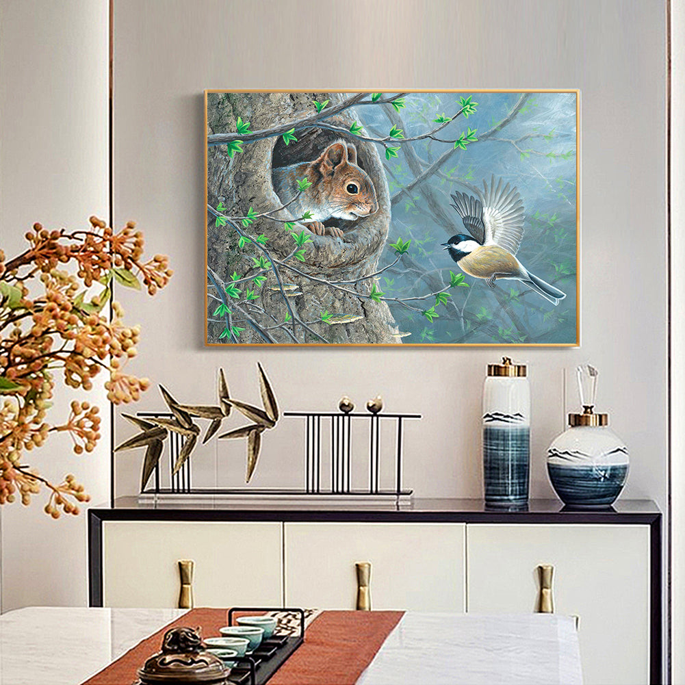 Squirrel - Full Square Drill Diamond Painting 30*40CM