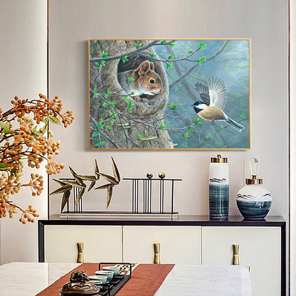 Squirrel - Full Square Drill Diamond Painting 30*40CM