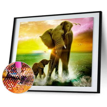 Elephant - Full Square Drill Diamond Painting 30*40CM