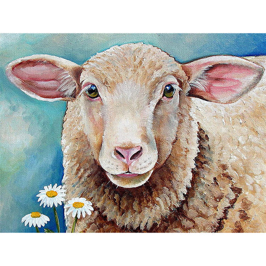 Sheep - Full Square Drill Diamond Painting 30*40CM