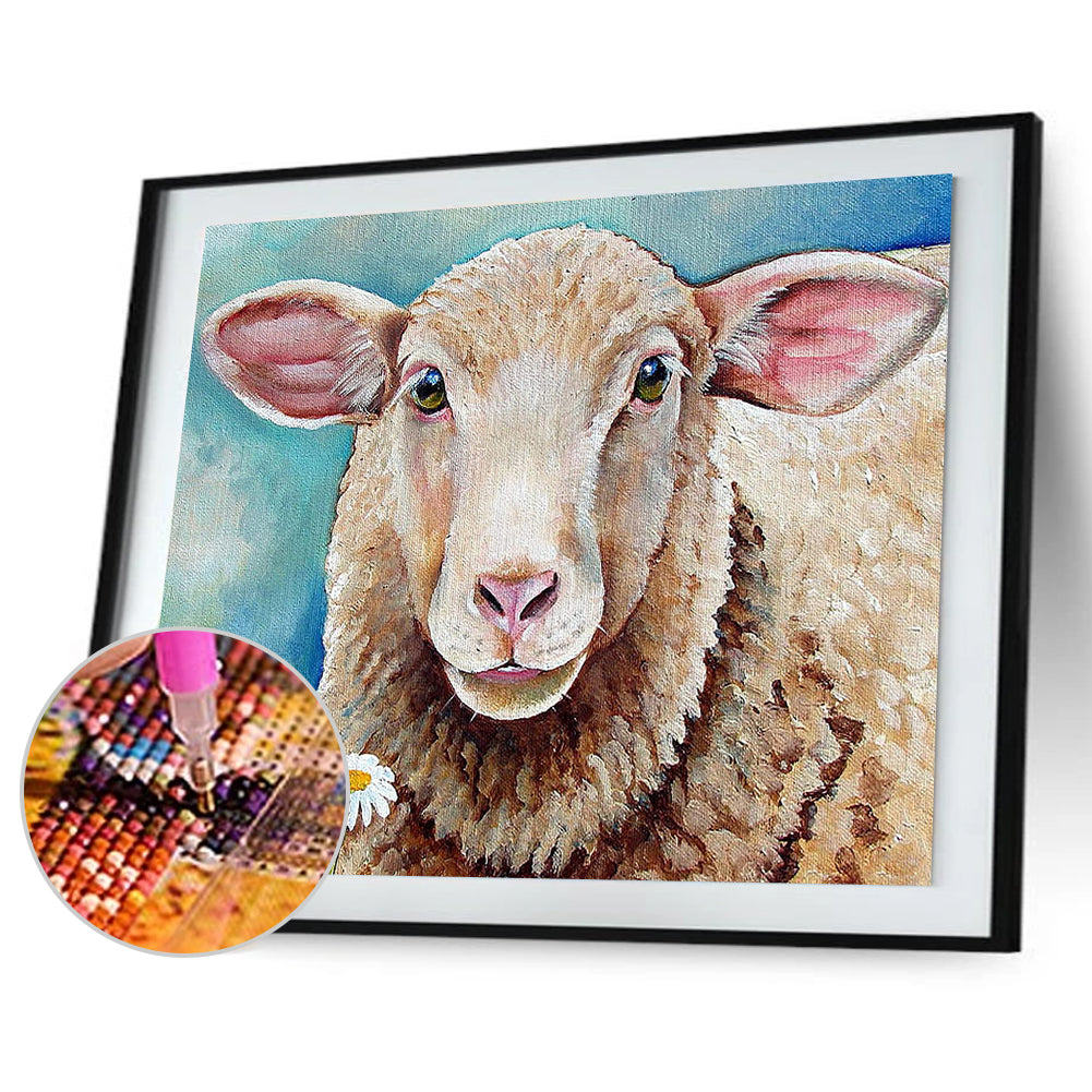 Sheep - Full Square Drill Diamond Painting 30*40CM