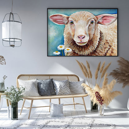 Sheep - Full Square Drill Diamond Painting 30*40CM