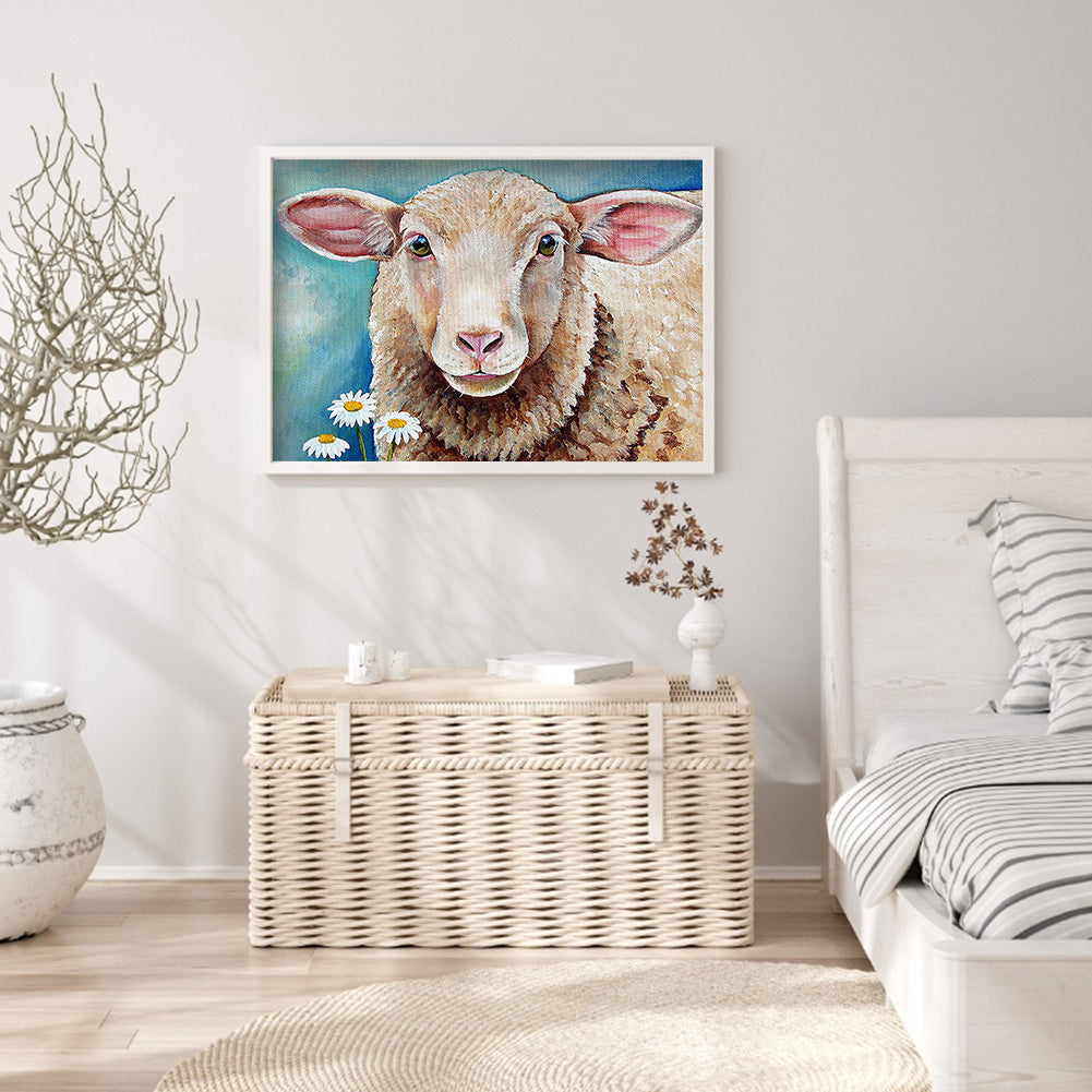 Sheep - Full Square Drill Diamond Painting 30*40CM