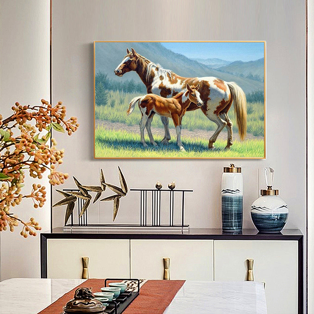 Horse - Full Square Drill Diamond Painting 30*40CM