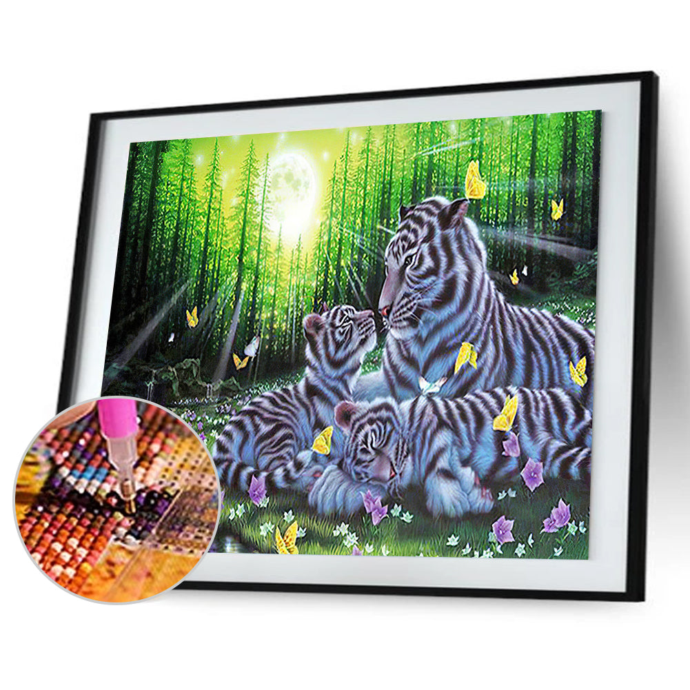 Tiger - Full Square Drill Diamond Painting 30*40CM