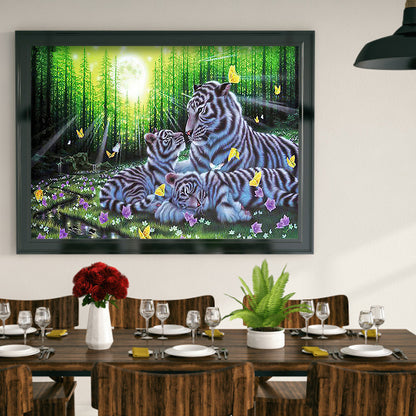 Tiger - Full Square Drill Diamond Painting 30*40CM