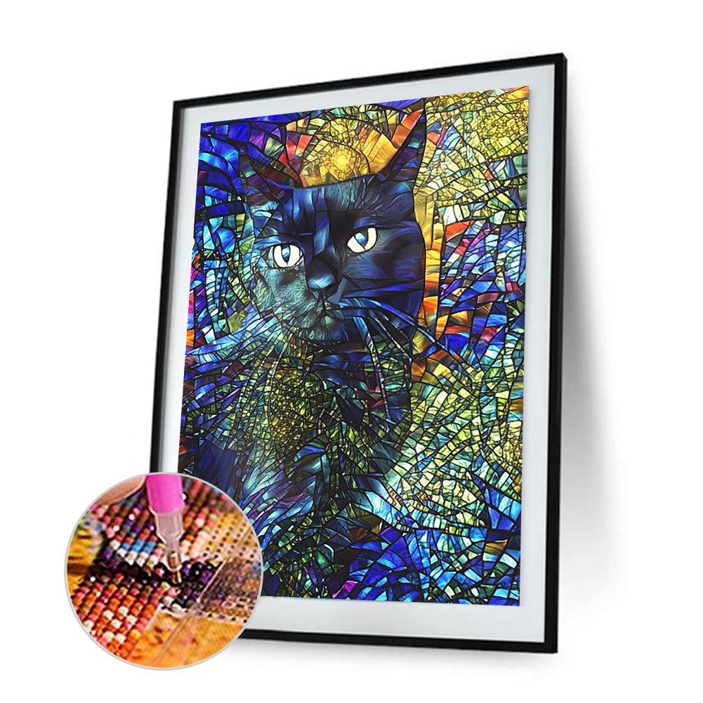 Cat - Full Square Drill Diamond Painting 30*40CM