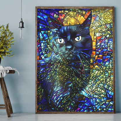 Cat - Full Square Drill Diamond Painting 30*40CM