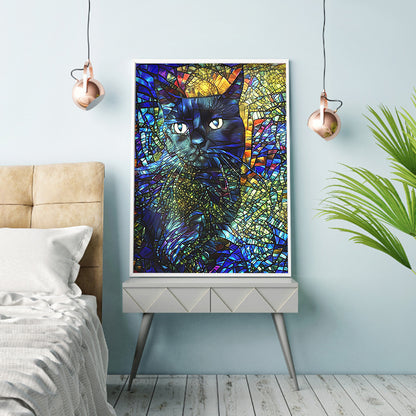 Cat - Full Square Drill Diamond Painting 30*40CM