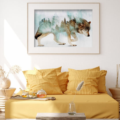 Wolf - Full Square Drill Diamond Painting 30*40CM