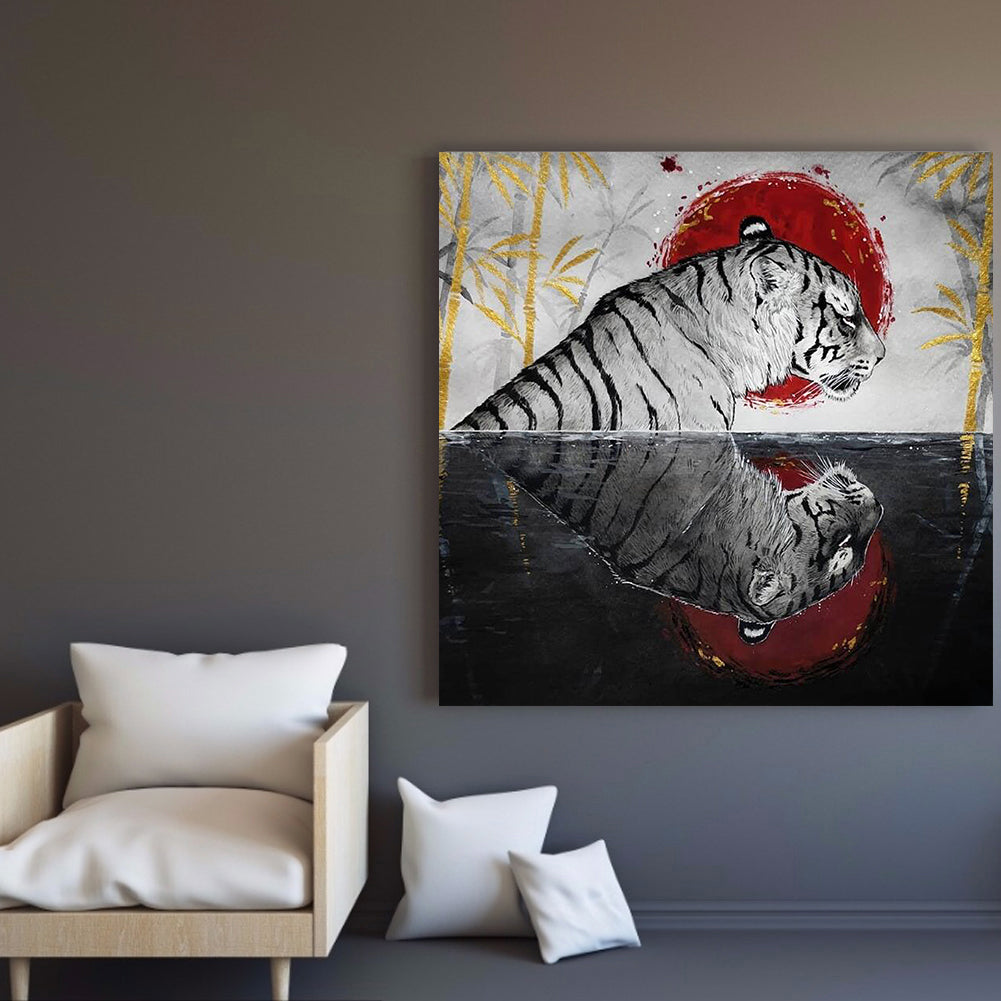 Tiger - Full Square Drill Diamond Painting 30*40CM